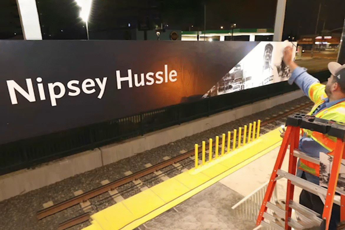 A painting of Nippssey Hustle