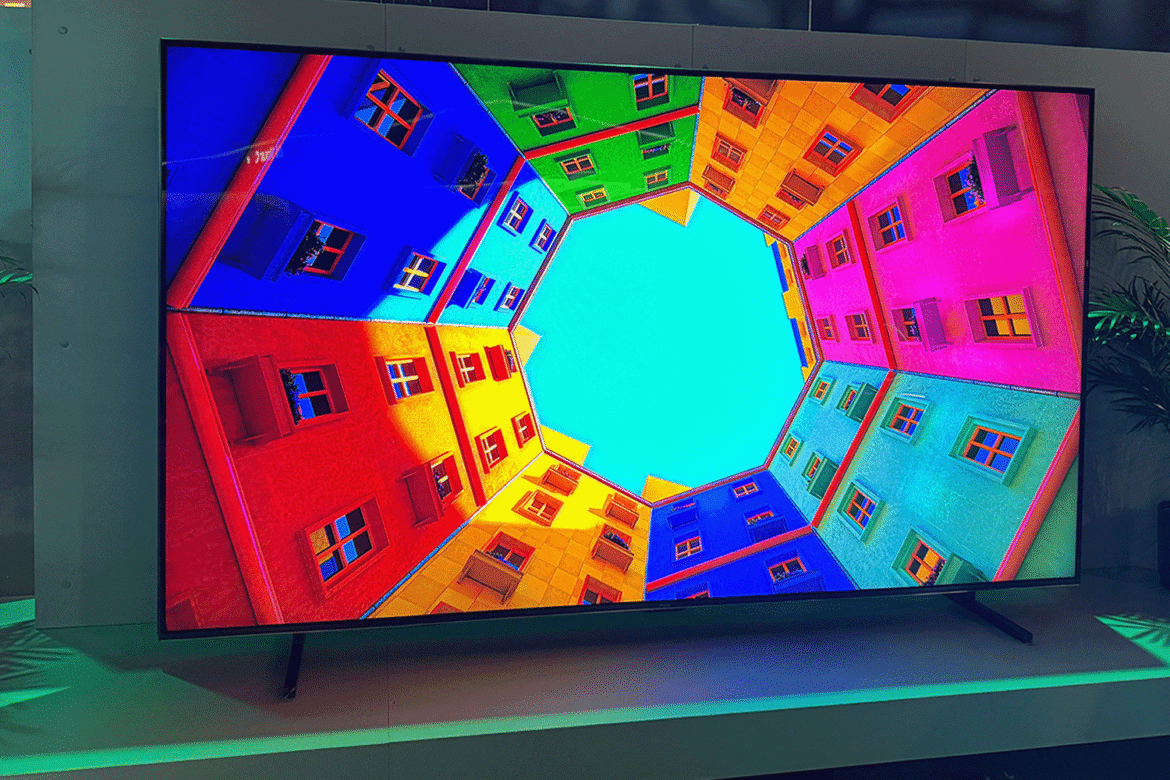 Picture of a 6K TV